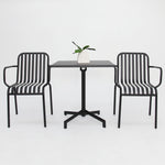 Load image into Gallery viewer, Regent 3pc Cafe Dining Setting - Black
