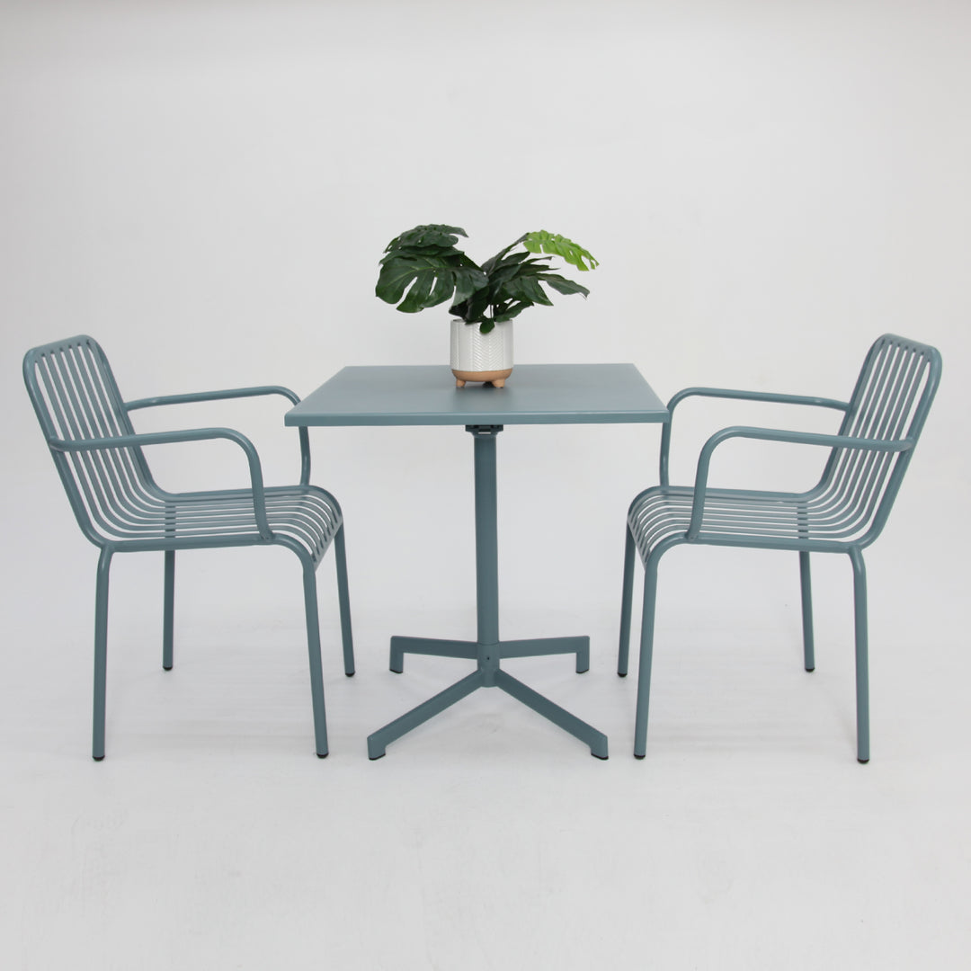 Regent 3pc Cafe Dining Setting - Blue