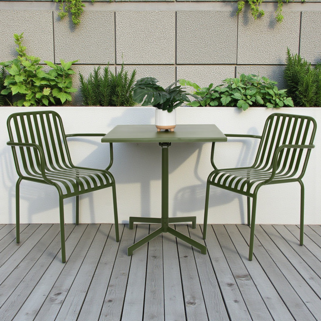 Regent 3pc Cafe Dining Setting - Green