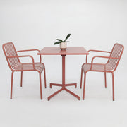 Regent 3pc Cafe Dining Setting - Peach