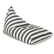 Relax Sack Beanbag - Charcoal and White Stripe