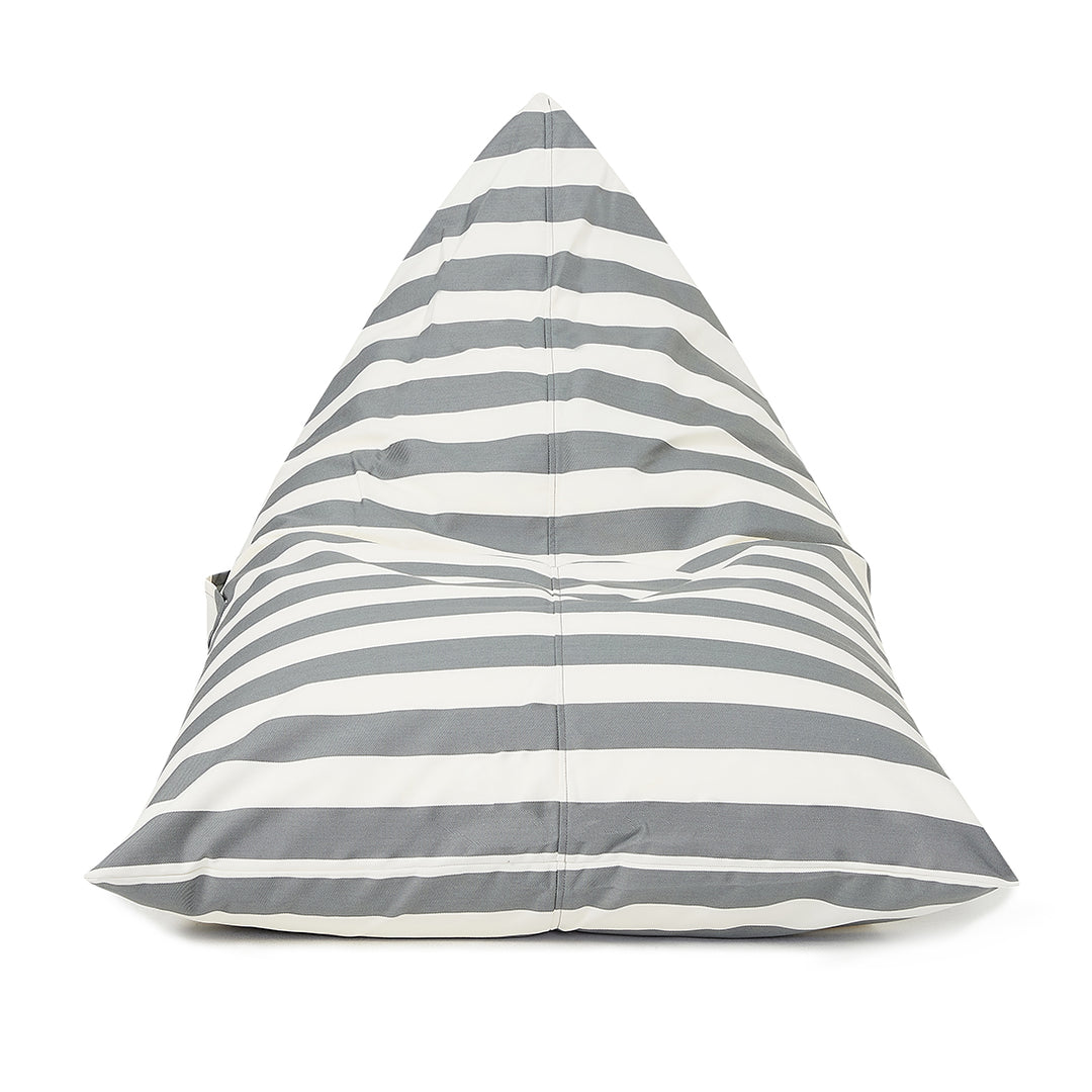 Relax Sack Beanbag - Grey and White Stripe