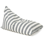 Load image into Gallery viewer, Relax Sack Beanbag - Grey and White Stripe
