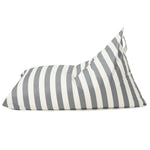 Load image into Gallery viewer, Relax Sack Beanbag - Grey and White Stripe