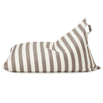 Load image into Gallery viewer, Relax Sack Beanbag - Taupe and White Stripe