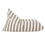 Load image into Gallery viewer, Relax Sack Beanbag - Taupe and White Stripe
