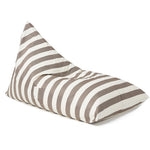 Load image into Gallery viewer, Relax Sack Beanbag - Taupe and White Stripe