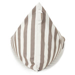Load image into Gallery viewer, Relax Sack Beanbag - Taupe and White Stripe