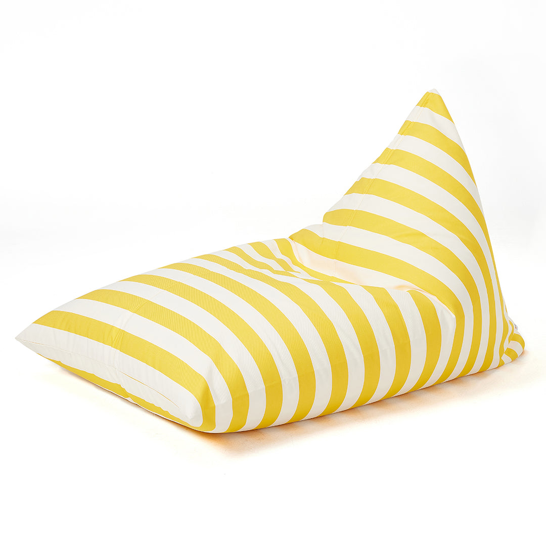 Relax Sack Beanbag - Yellow and White Stripe