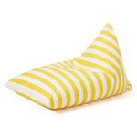 Load image into Gallery viewer, Relax Sack Beanbag - Yellow and White Stripe