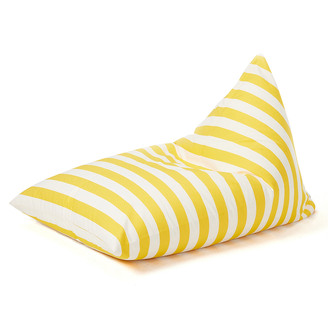 Relax Sack Beanbag - Yellow and White Stripe