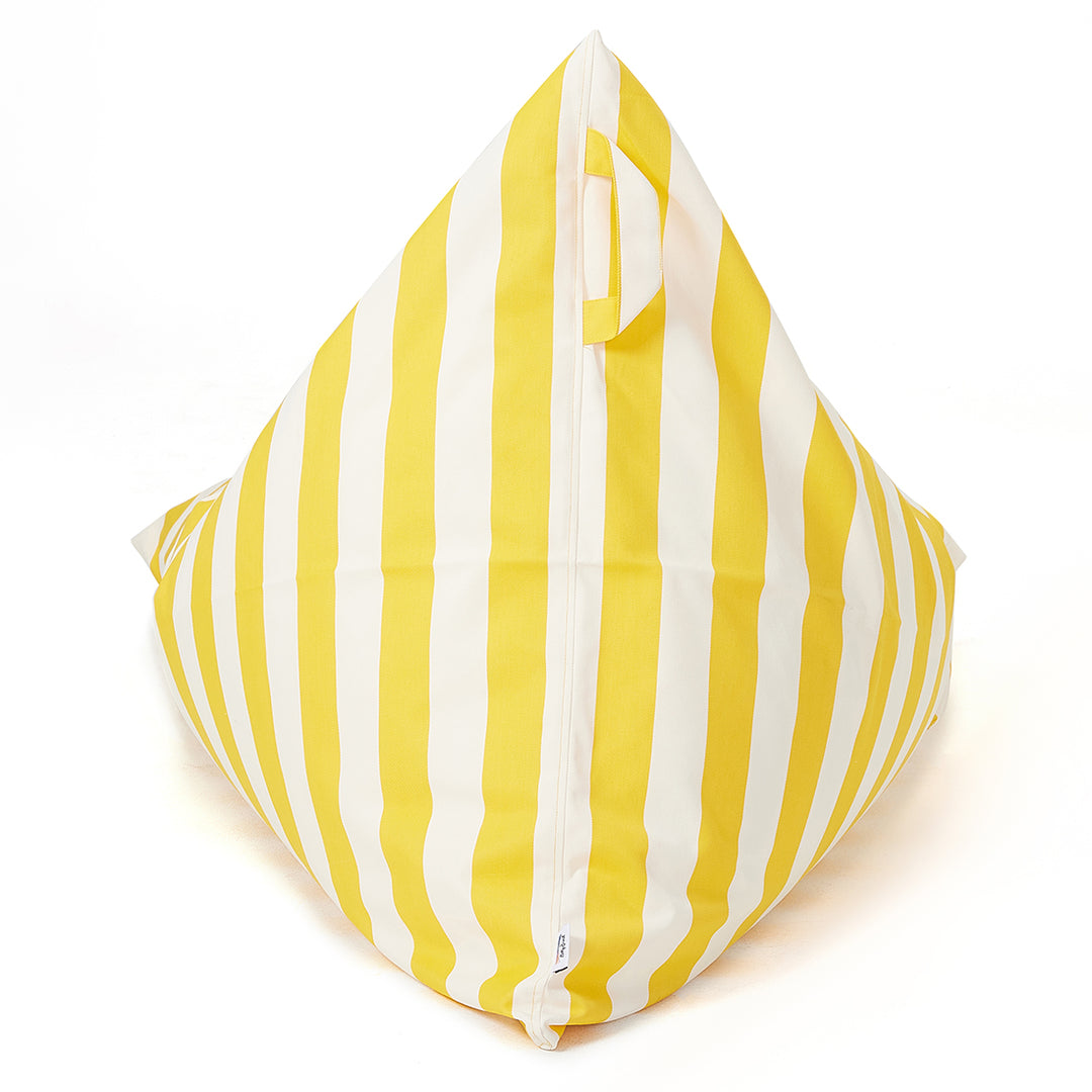 Relax Sack Beanbag - Yellow and White Stripe