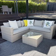 Remi Corner Sofa Set - White