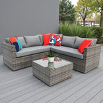 Load image into Gallery viewer, Remi Corner Sofa Set - Grey
