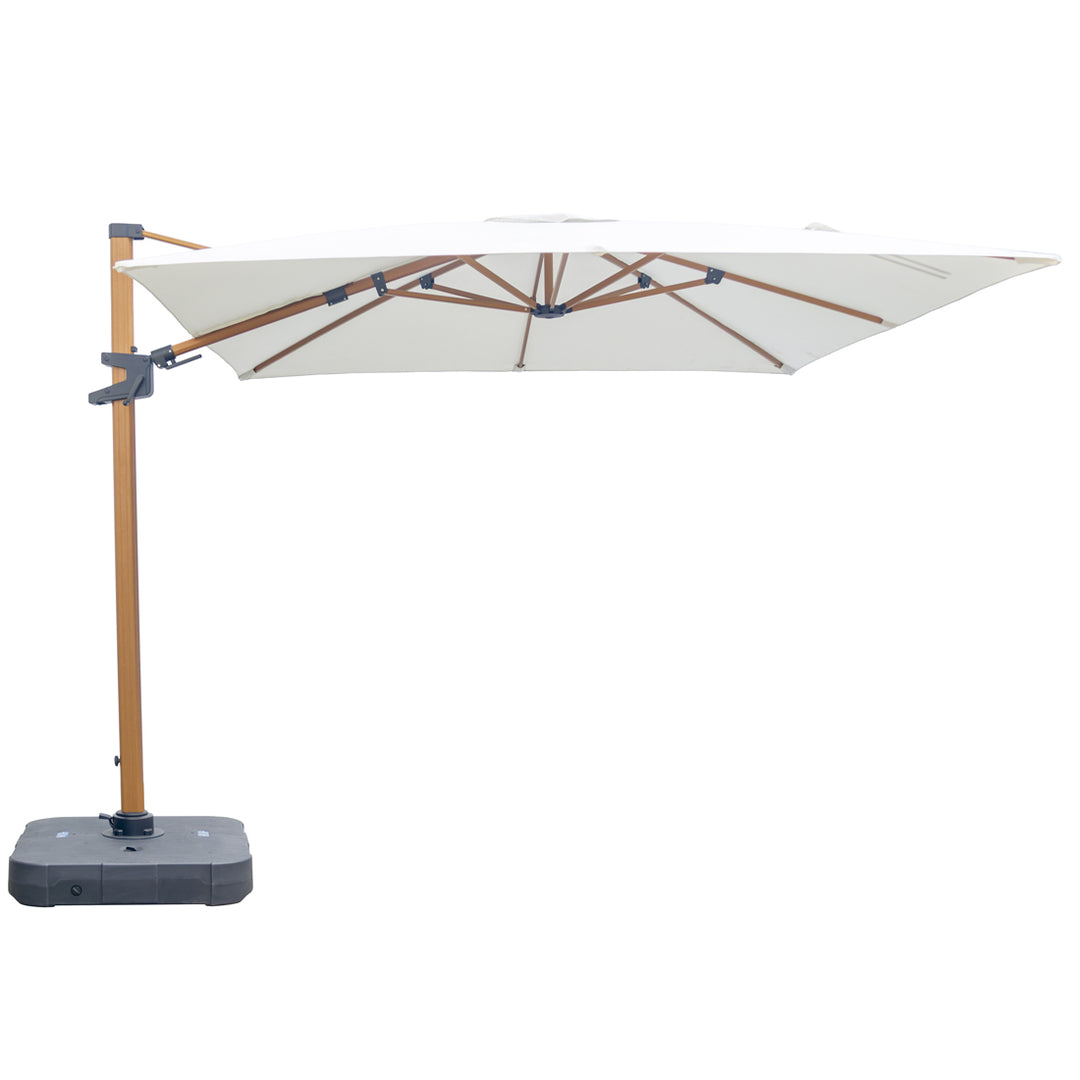 Billy Fresh 3m Roma Canteliever Umbrella with Base