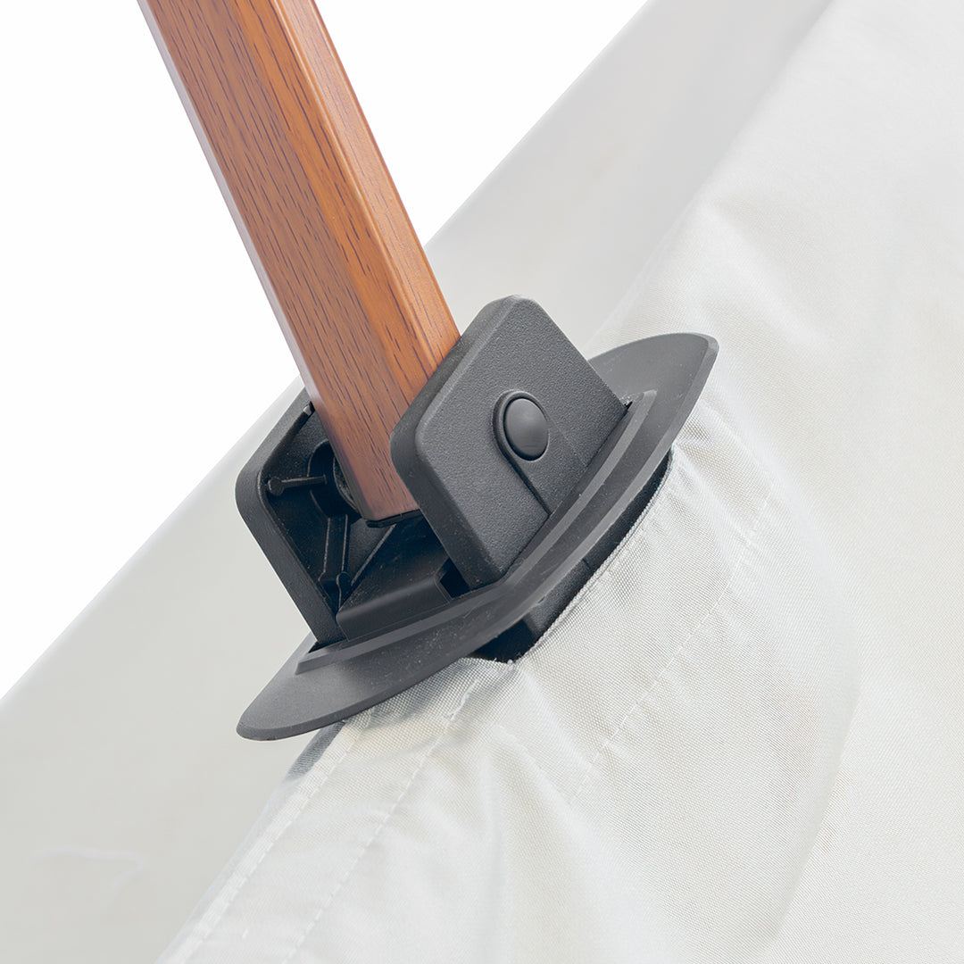 Billy Fresh 3m Roma Canteliever Umbrella with Base