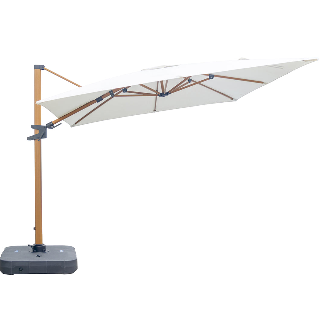 Billy Fresh 3m Roma Canteliever Umbrella with Base
