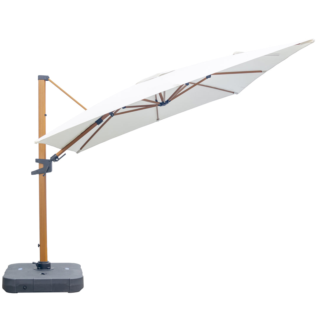 Billy Fresh 3m Roma Canteliever Umbrella with Base