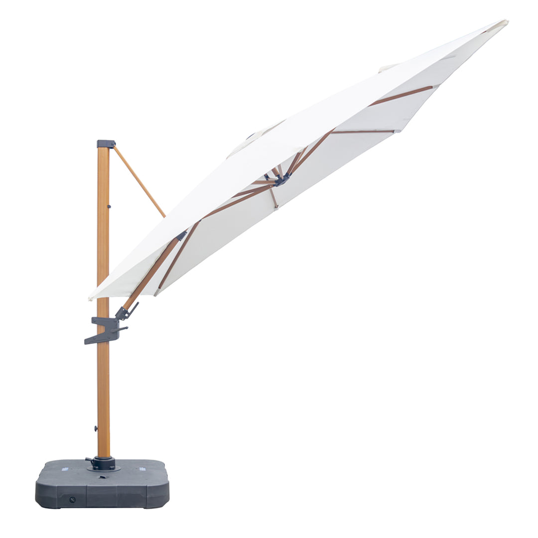 Billy Fresh 3m Roma Canteliever Umbrella with Base