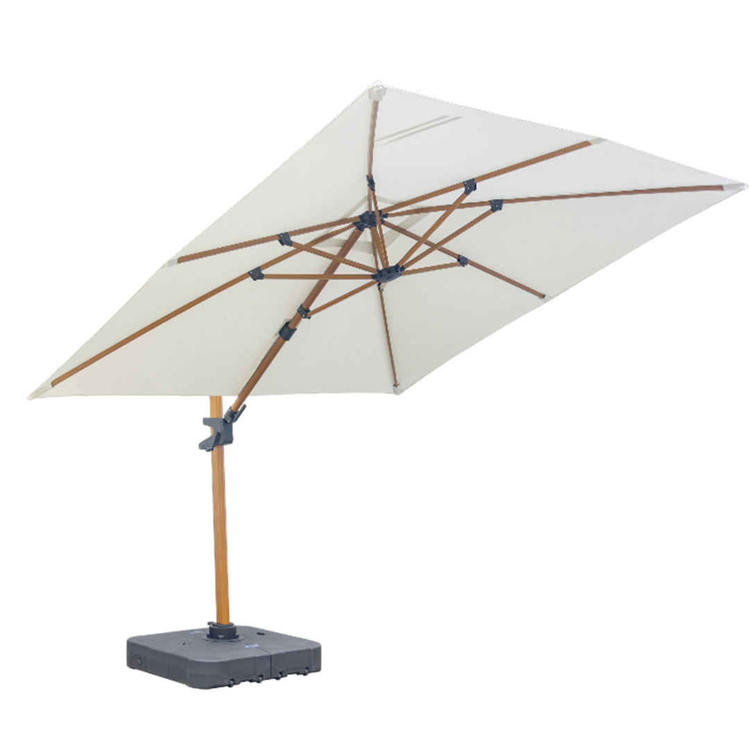 Billy Fresh 3m Roma Canteliever Umbrella with Base