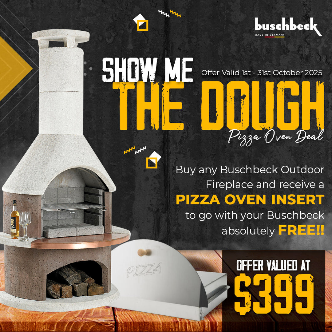 Buschbeck Rondo Fireplace and Pizza Oven - Mocha
