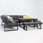Load image into Gallery viewer, Sallsey Corner Lounge Setting - Storm
