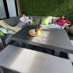 Load image into Gallery viewer, Sallsey Corner Lounge Setting - Storm