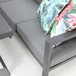 Load image into Gallery viewer, San Antonio Corner Lounge Setting - Gunmetal
