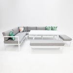 Load image into Gallery viewer, San Antonio Corner Lounge Setting - White
