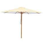 Load image into Gallery viewer, Billy Fresh 3m Timber-Look Aluminium San Remo Umbrella - Yellow
