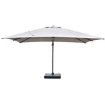 Load image into Gallery viewer, Santa Fe 3x4m Cantilever Umbrella with Water Base - Light Grey
