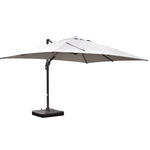Load image into Gallery viewer, Santa Fe 3x4m Cantilever Umbrella with Water Base - Light Grey
