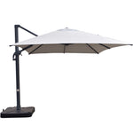 Load image into Gallery viewer, Santa Fe 3x4m Cantilever Umbrella with Water Base - Light Grey
