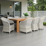 Load image into Gallery viewer, Selina Portland 9pc Dining Setting - Grey
