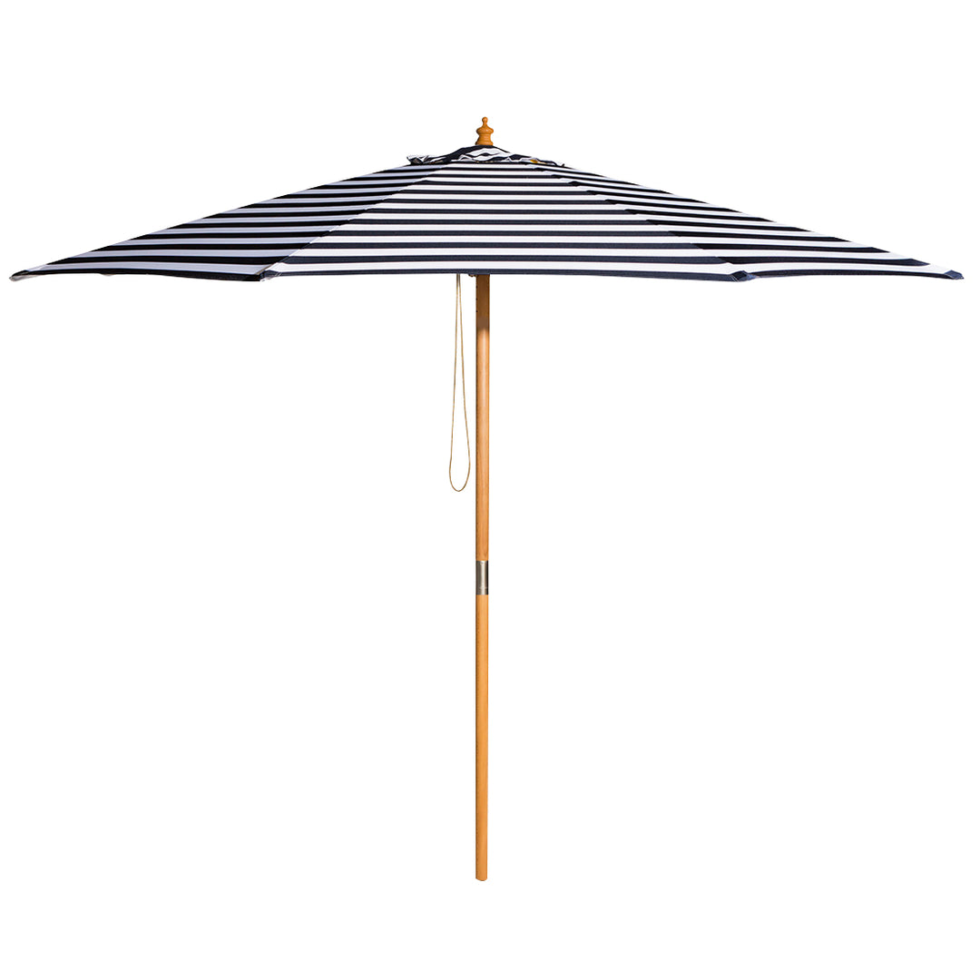 Billy Fresh 3m Bamboo St Tropez Umbrella - Navy