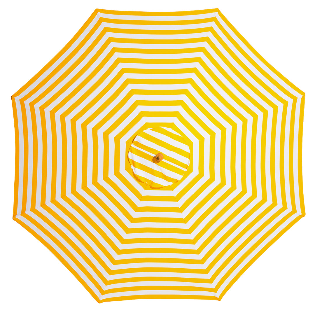 Billy Fresh 3m Bamboo Sunny Marbella Umbrella - Yellow