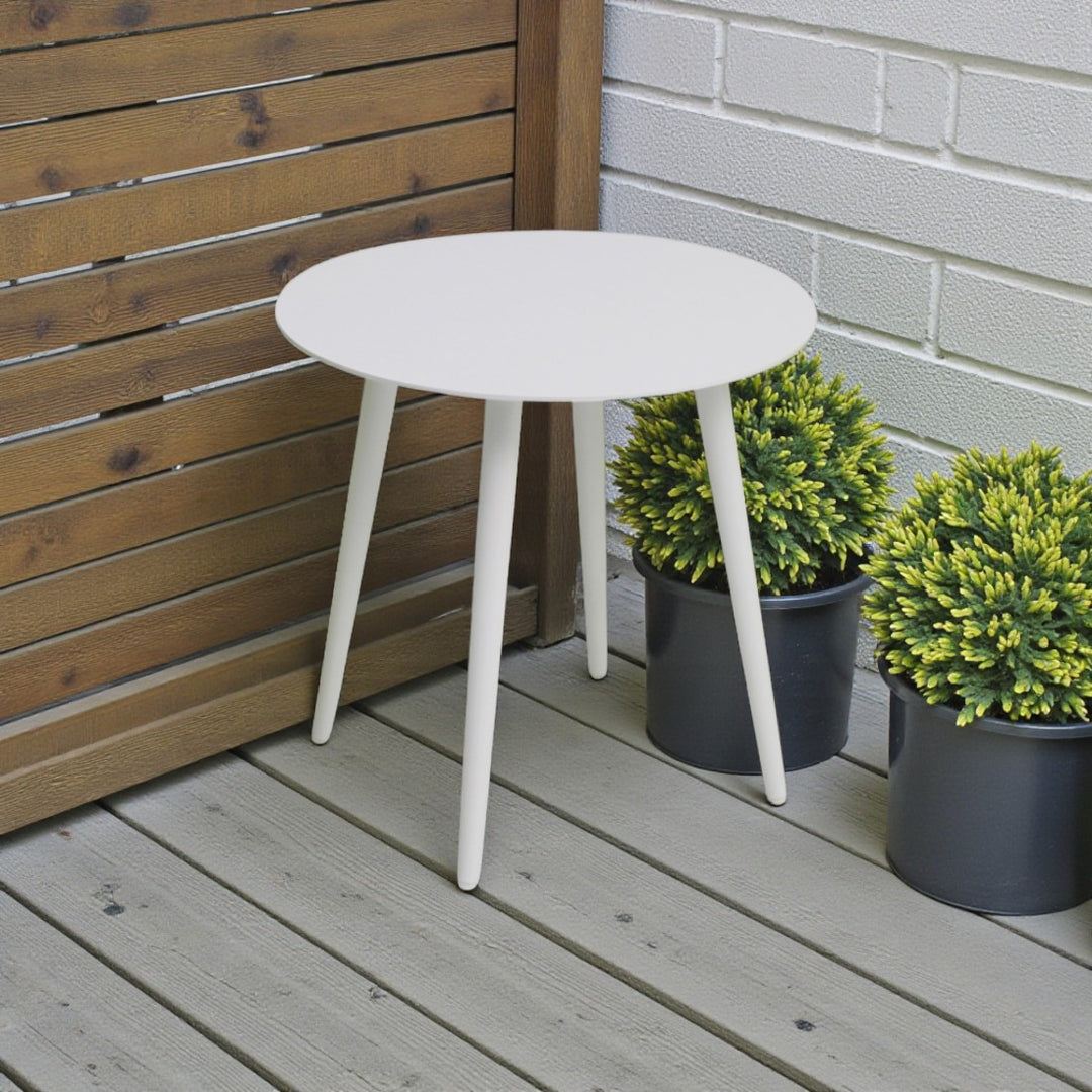 Syros Side Table - White