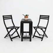 Tea 3pc Balcony Setting - Black