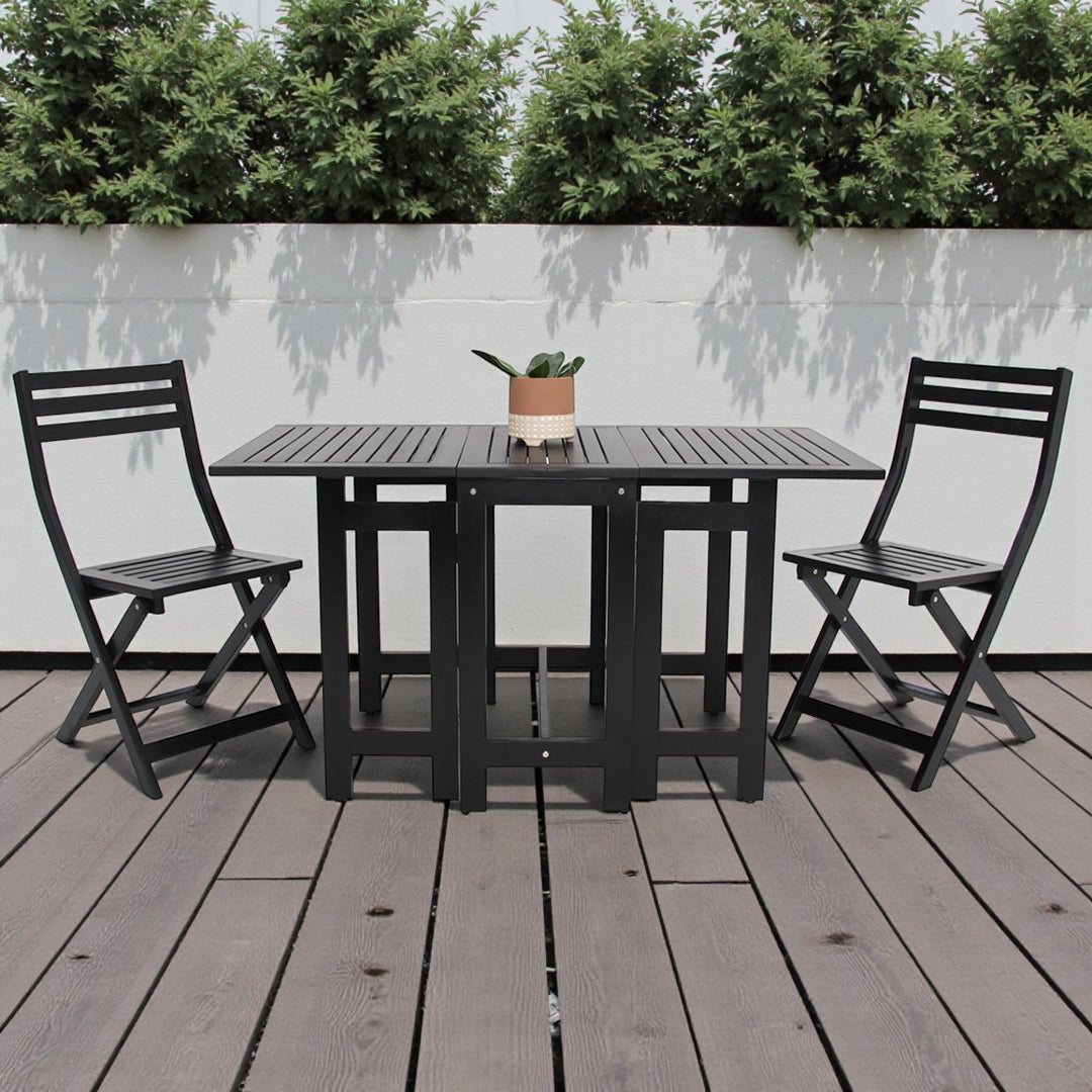 Tea 3pc Balcony Setting - Black