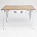 Load image into Gallery viewer, Tolix Elm Double Table - White
