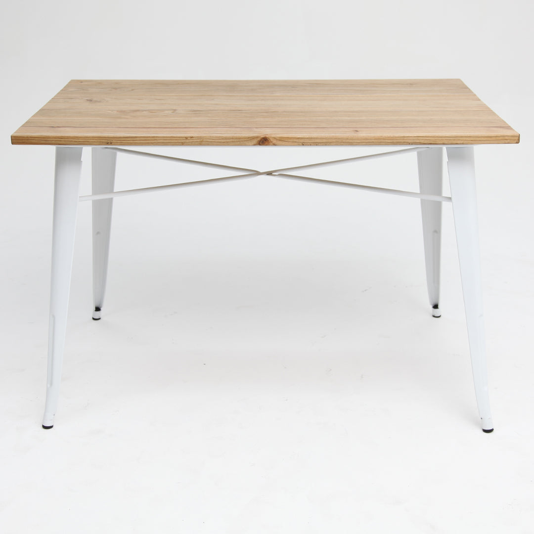Tolix Elm Double Table - White