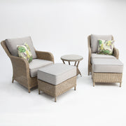 Tortuga 5pc Relax Lounge Setting - Driftwood
