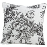 Load image into Gallery viewer, Tropical Black 45x45cm Outdoor Cushion
