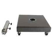 Umbrella Base 25kg Aluminium Granite look