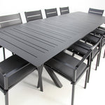 Load image into Gallery viewer, Tyler 11pc Extension Dining Setting - Anthracite
