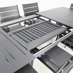 Load image into Gallery viewer, Tyler 11pc Extension Dining Setting - Anthracite
