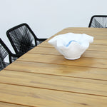 Load image into Gallery viewer, Versailles Albenga 9pc Dining Setting - Black
