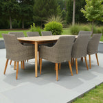 Load image into Gallery viewer, Versailles Faro 9pc Dining Set - Grey
