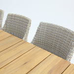 Load image into Gallery viewer, Versailles Faro 9pc Dining Set - White Natural
