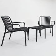 Voyage 3pc Balcony Setting - Gunmetal